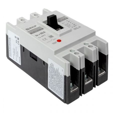 Выключатель автоматический в литом корпусе ВА-99М 63/50А 3P 10In 25кА с термомагнитным расцепителем EKF