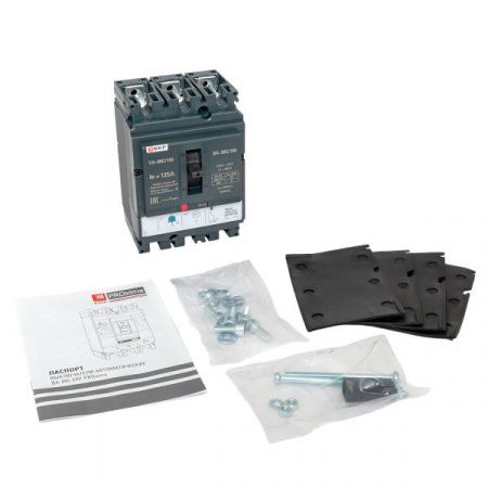 Выключатель автоматический в литом корпусе ВА-99C 160/125А 3P 35кА с термомагнитным расцепителем EKF