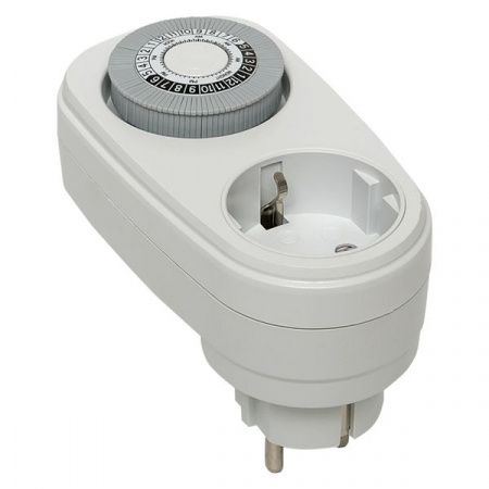 Розеточный механический таймер SMT-48p 16A суточный EKF PROxima