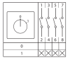 Перекл. кулачк. ПК-1-14 10А 4P "0-1" EKF