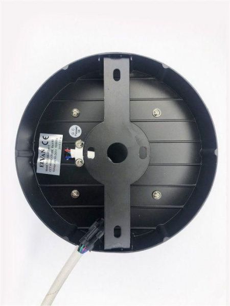 Настенно-потолочный светодиодный светильник Elvan NLS-500R-6/3-WW/NH-Bk