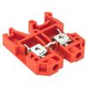 Клемма проходная винтовая JXB 4 мм2 красная EKF