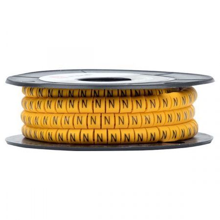 Маркер кабельный 1,5 мм2 "N" (1000 шт.) (ЕС-0) EKF PROxima