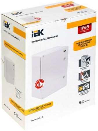Корпус пласт. ЩМПп 400х300х170мм УХЛ1 IP65 IEK