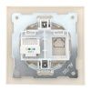 Валенсия розетка телефонная RJ-11 1-местная кремовая EKF PROxima