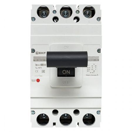 Выключатель автоматический в литом корпусе ВА-99М 400/400А 3P 10In 42кА с термомагнитным расцепителем EKF