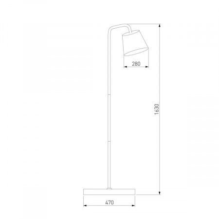 Торшер Eurosvet Montero 01135/1 белый