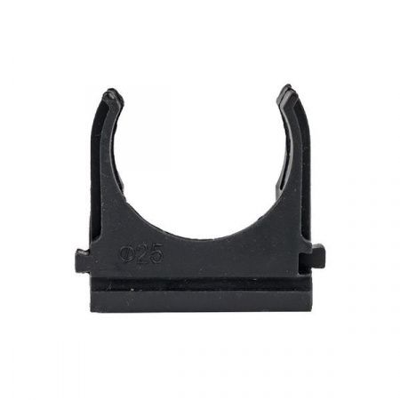 Крепеж-клипса d25 мм (10 шт) черная EKF-Plast