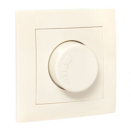 Валенсия светорегулятор 600W 220В кремовый EKF