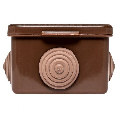 Коробка распределительная КМР-030-036 пылевлагозащитная, 4 мембр.ввода (65x65x50) тёмн. дер. EKF